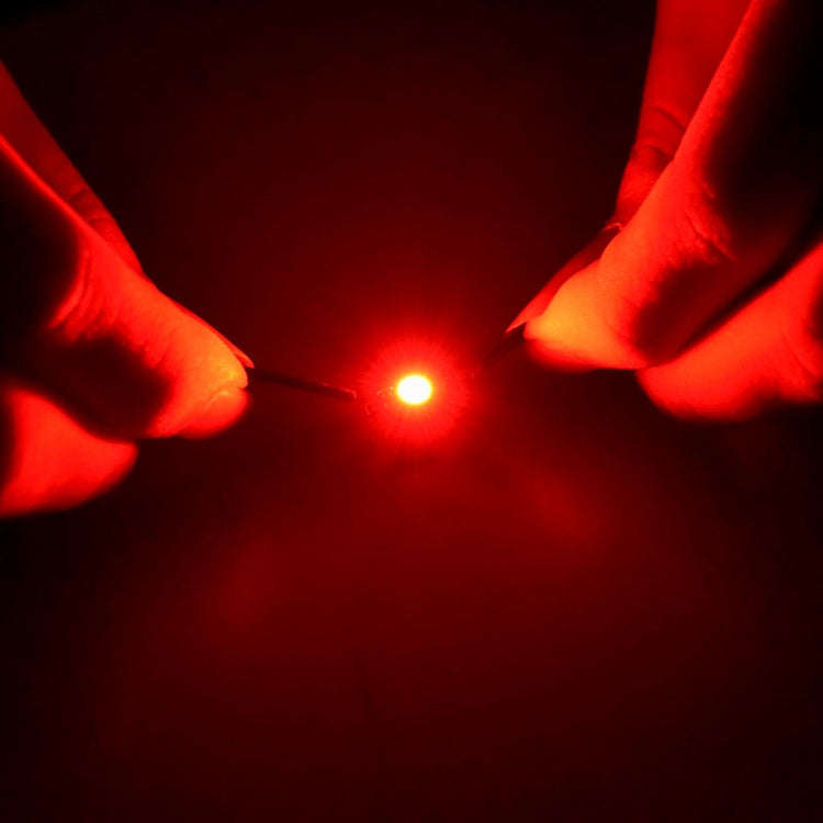 10 PCS T8.5 5050 Led 1 SMD Car Gauge Dash Bulb Dashboard Instrument Light Wedge Interior Lamp(Red)