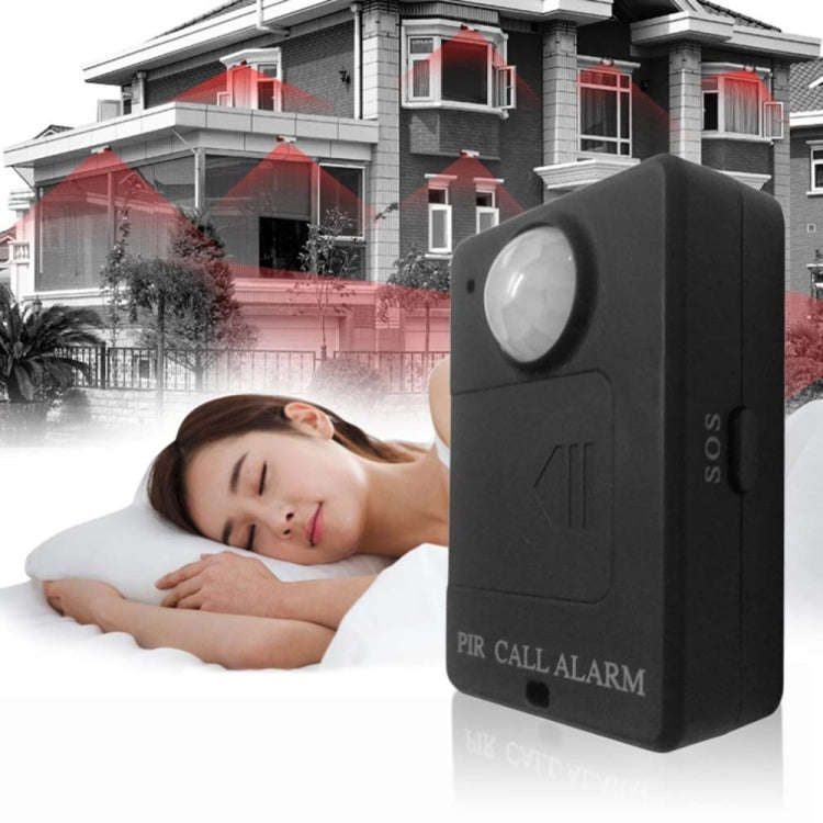 Mini PIR Alert Sensor Wireless Infrared GSM Alarm Monitor Motion Detector Detection Home Anti-the...