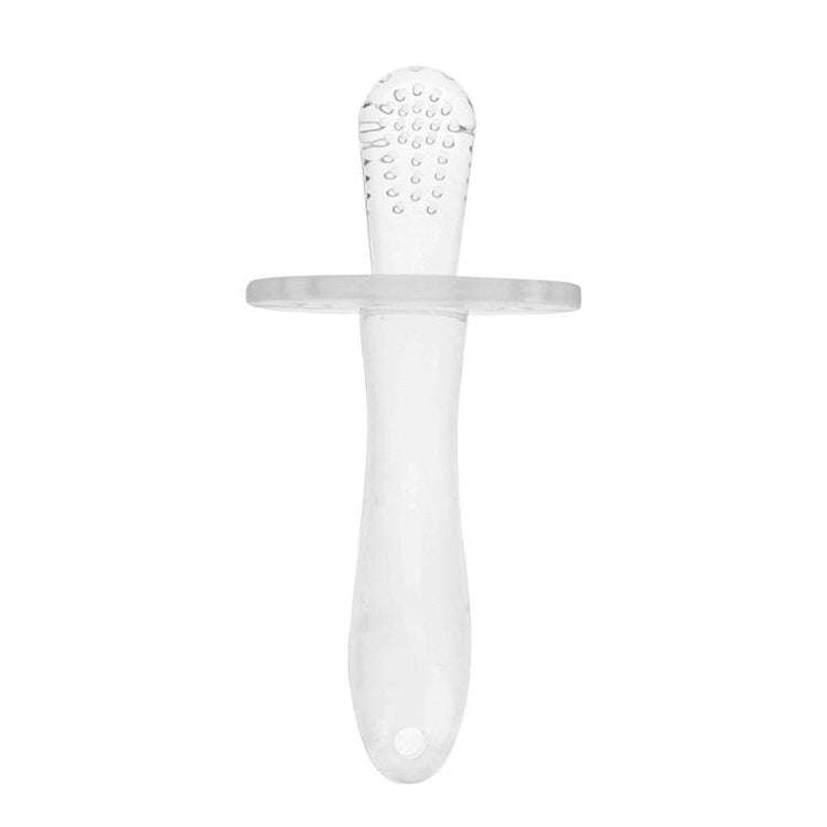 Baby Silicone Molar Stick Baby all Silicone Molar Stick Bite Teether(Transparent)