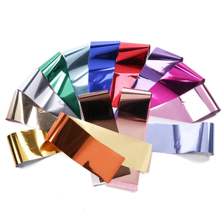 3 PCS Gold Silver Slider Foil For Nail Holographic Transfer Wrap Sticker Adhesive Starry Manicure...