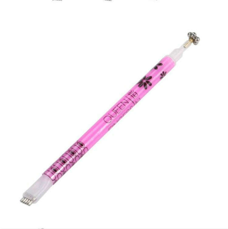 3 PCS Cat Eye Gel Magnet Pen Double Head Magnetic Pen Plum Branding Flower Magnetic Pen Nail Cat ...