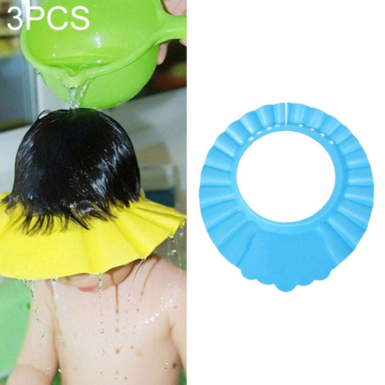 5 PCS Safe Baby Shower Cap Kids Bath Visor Hat Adjustable Baby Shower Cap Protect Eyes Hair Wash ...