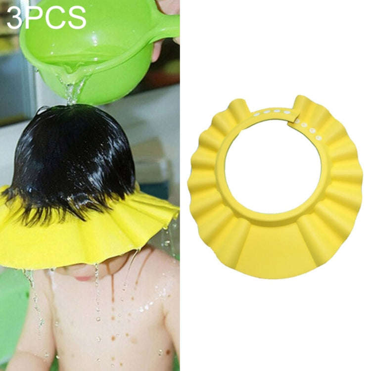 5 PCS Safe Baby Shower Cap Kids Bath Visor Hat Adjustable Baby Shower Cap Protect Eyes Hair Wash ...