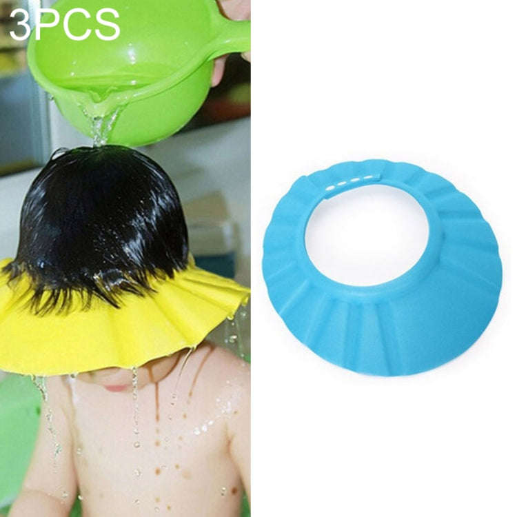 5 PCS Safe Baby Shower Cap Kids Bath Visor Hat Adjustable Baby Shower Cap Protect Eyes Hair Wash ...