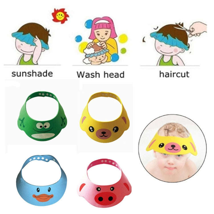 5 PCS Baby Kids Cap Shower Cap Baby Bath Cap Shower Hat Bath Visor Kids Bath Wash Hair Shield Hat...