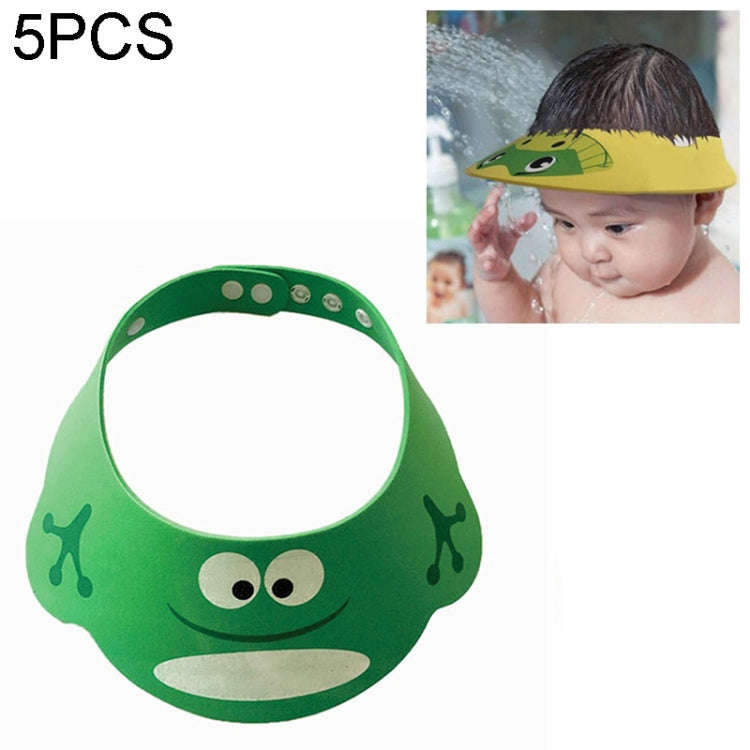 5 PCS Baby Kids Cap Shower Cap Baby Bath Cap Shower Hat Bath Visor Kids Bath Wash Hair Shield Hat...