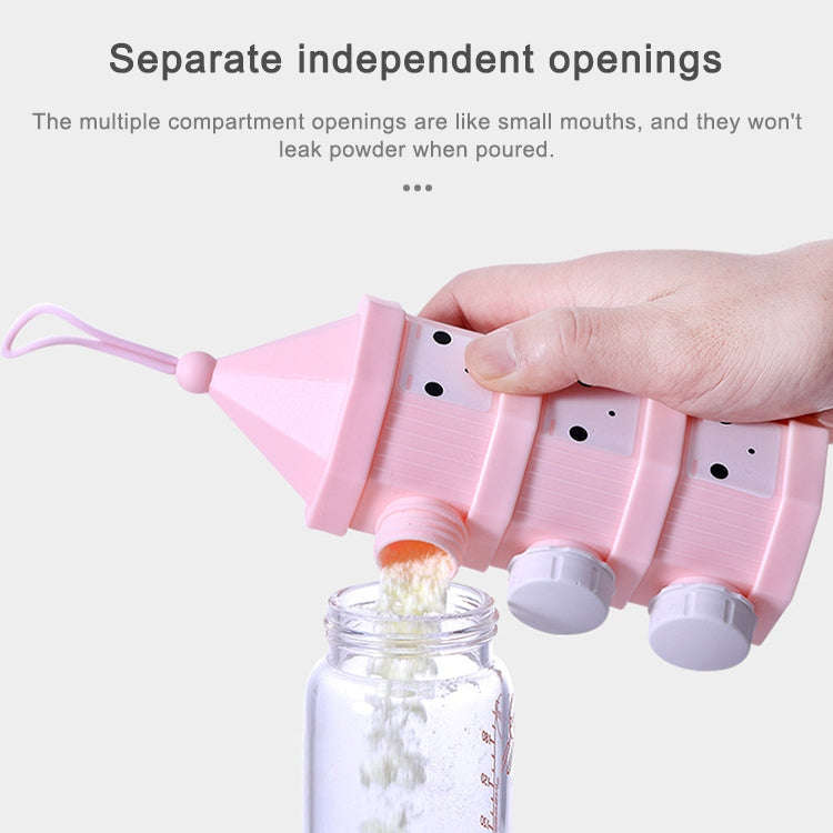 Outdoor Portable Detachable Layered Milk Powder Box Baby Sealed Milk Powder Box, Specification:3 ...