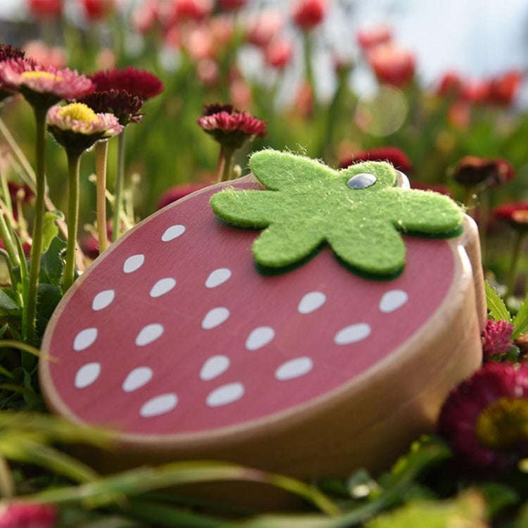 Strawberry Preserved Baby Teeth Wooden Preservation Box(English Stickers)
