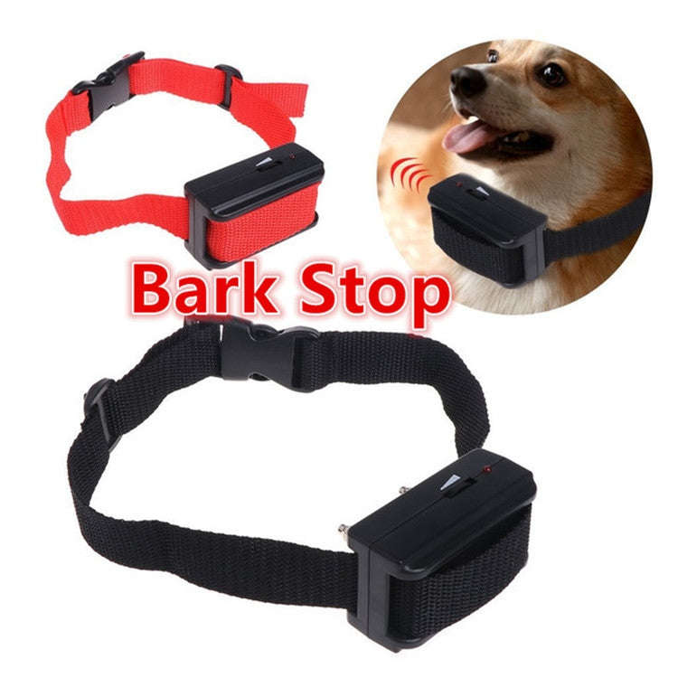 Pet Bark Stopper Automatic Dog Trainer Electric Shock Collar(Black)