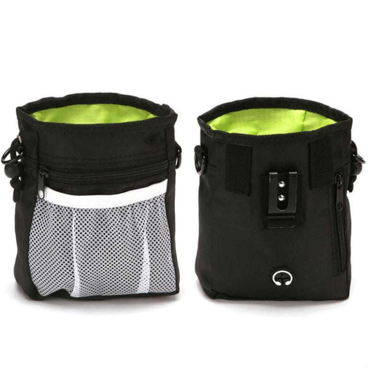Pet Snack Bag Training Waist Bag Out Multifunctional Pet Training Bag(Black)