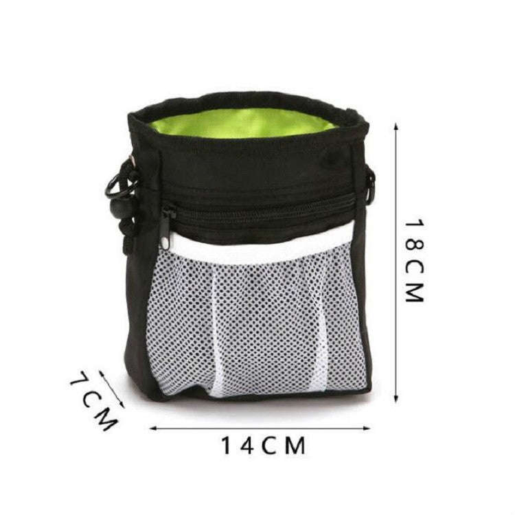 Pet Snack Bag Training Waist Bag Out Multifunctional Pet Training Bag(Gray)