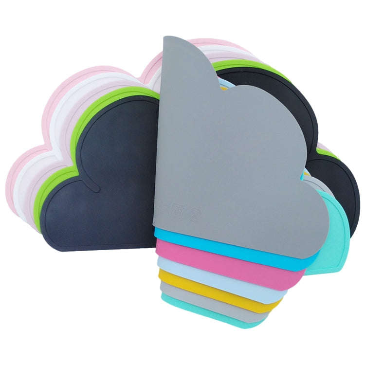 Children Cloud Silicone Placemat Waterproof Environmental Protection Student Table Mat, Color:Blue