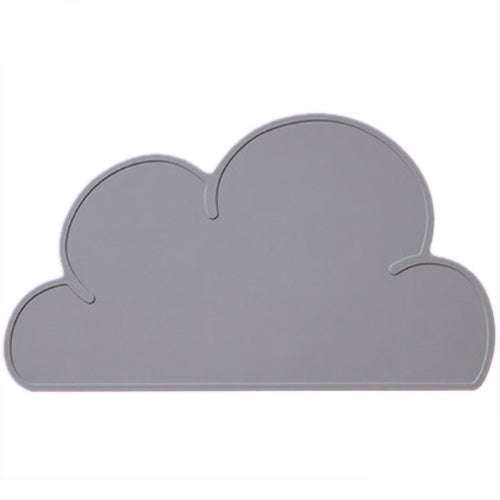 Children Cloud Silicone Placemat Waterproof Environmental Protection Student Table Mat, Color:Dar...