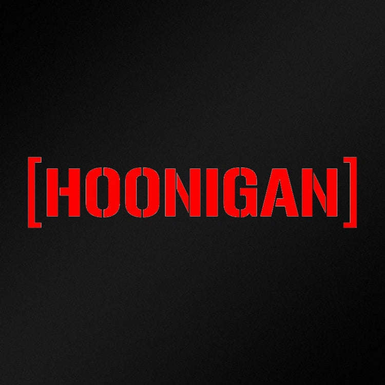 HOONIGAN Car Sticker Vinyl Auto Window Decal(Red)