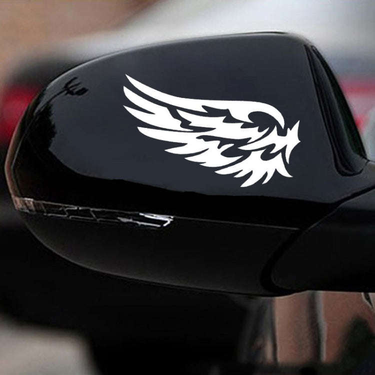 5 PCS Guardian Angel Wings Lovely Reflective Car Stickers Fashion Car Rearview Mirror For Strip S...
