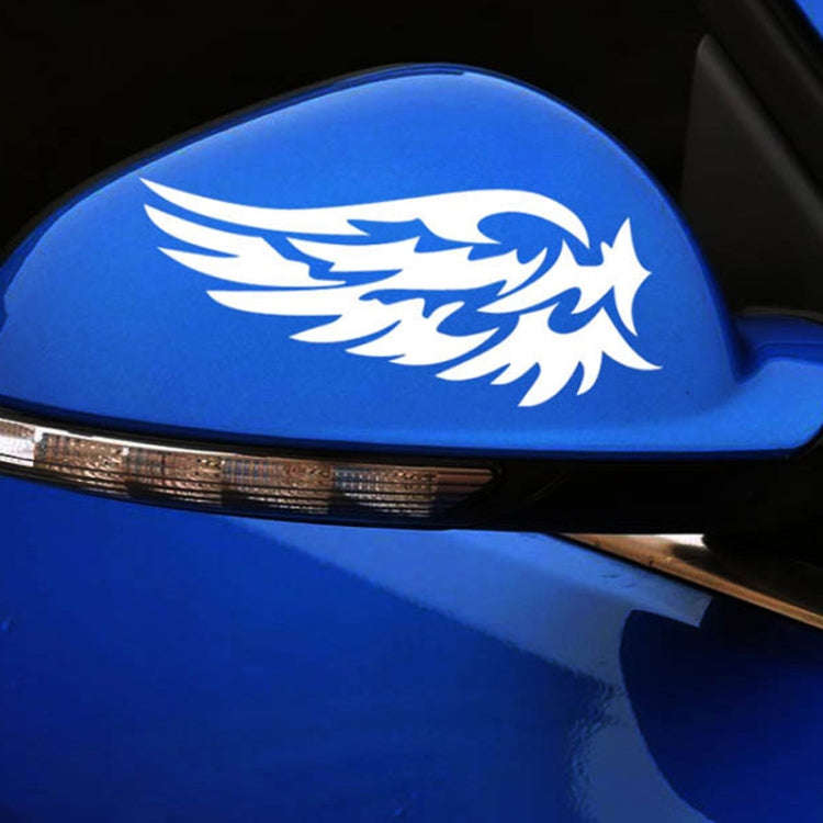 5 PCS Guardian Angel Wings Lovely Reflective Car Stickers Fashion Car Rearview Mirror For Strip S...