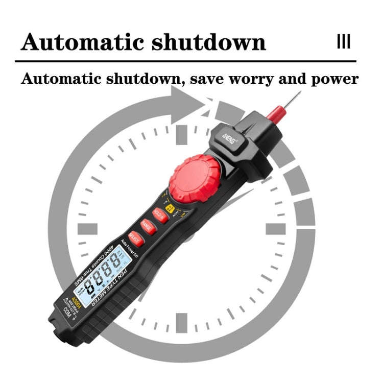 ANENG A3004 Multi-Function Pen-Type High-Precision Smart Multimeter(Black)