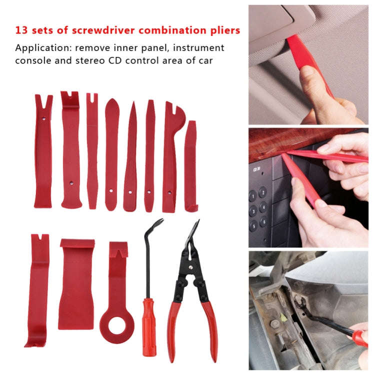 13 PCS Car Audio Disassembly Modification Tool Interior Door Panel Disassembly Screwdriver Instal...