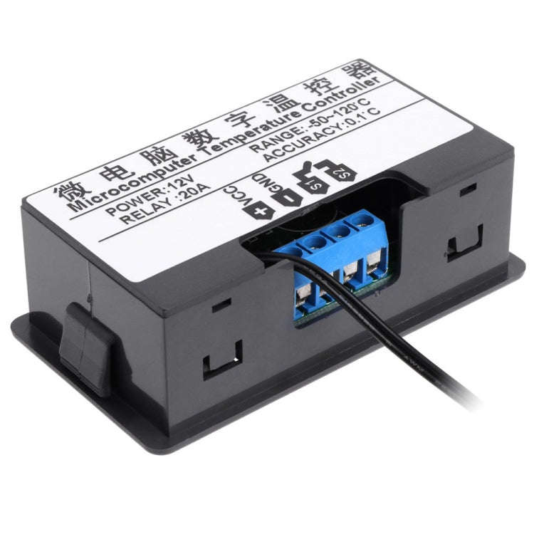 High-precision Microcomputer Intelligent Digital Display Switch Thermostat, Style:12V Power Suppl...