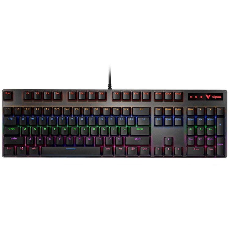 Rapoo V500 PRO Mixed Light 104 Keys Desktop Laptop Computer Game Esports Office Home Typing Wired...