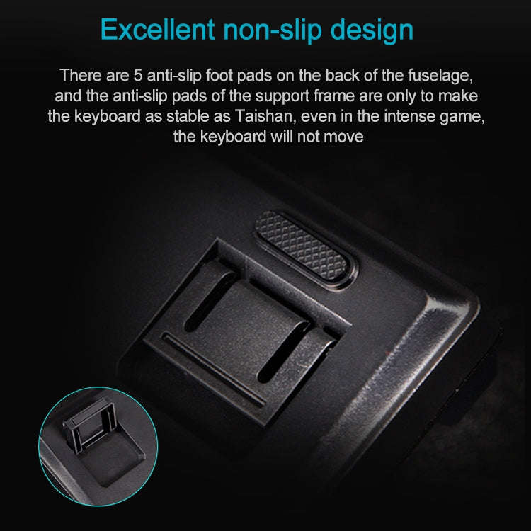 Rapoo V500 PRO Mixed Light 104 Keys Desktop Laptop Computer Game Esports Office Home Typing Wired...