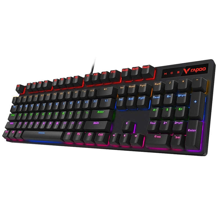 Rapoo V500 PRO Mixed Light 104 Keys Desktop Laptop Computer Game Esports Office Home Typing Wired...