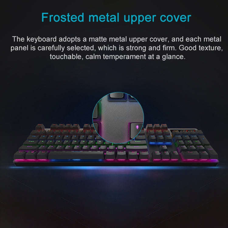 Rapoo V500 PRO Mixed Light 104 Keys Desktop Laptop Computer Game Esports Office Home Typing Wired...