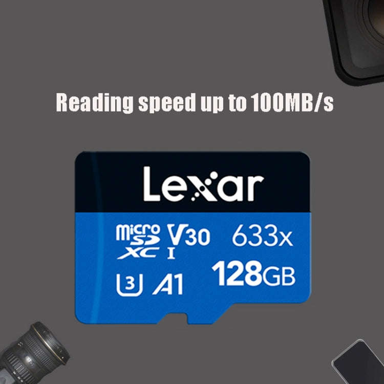 Lexar 633x 128GB  High-speed Driving Recorder Dedicated TF Card Mobile Phone Memory Card