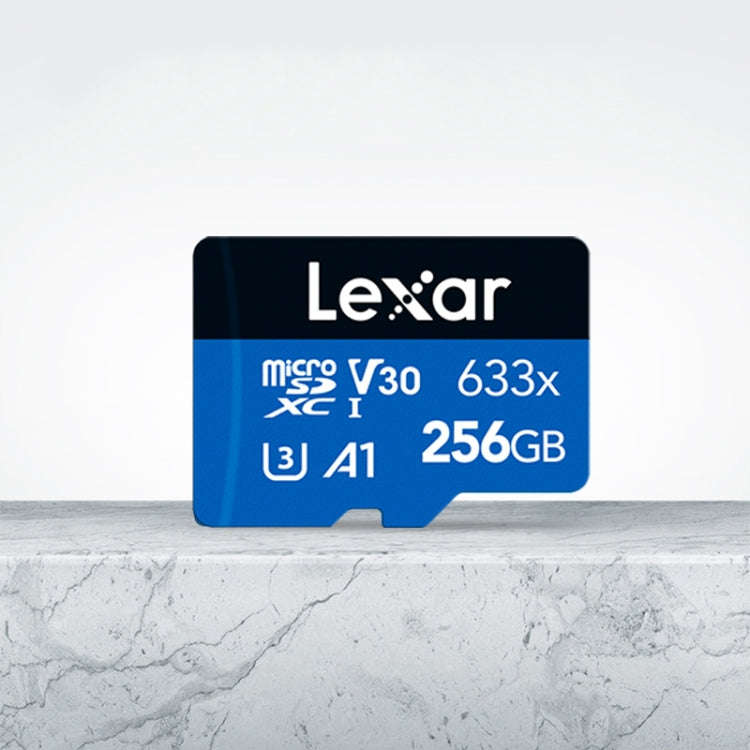 Lexar 633x 256GB High-speed Mobile Phone Camera Memory TF Card Switch Expansion Driving Recorder ...
