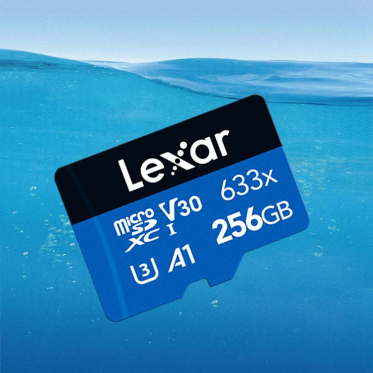 Lexar 633x 256GB High-speed Mobile Phone Camera Memory TF Card Switch Expansion Driving Recorder ...