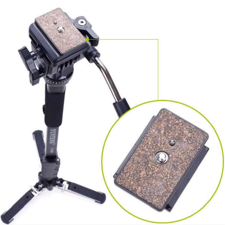 YUNTENG VCT-288RM SLR Camera Monopod Camera Support Foot Hydraulic Head Professional Photography ...