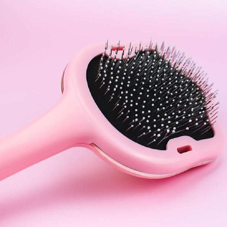 Footprint Pet Hair Removal Comb Dog Cat Hair Remover(Pink)