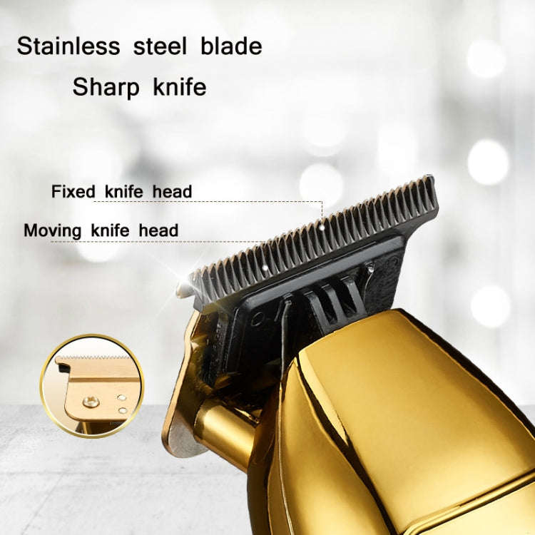 S9 USB Rechargeable Retro Electric Hair Clipper(Black)