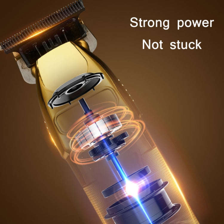 S9 USB Rechargeable Retro Electric Hair Clipper(Gold)