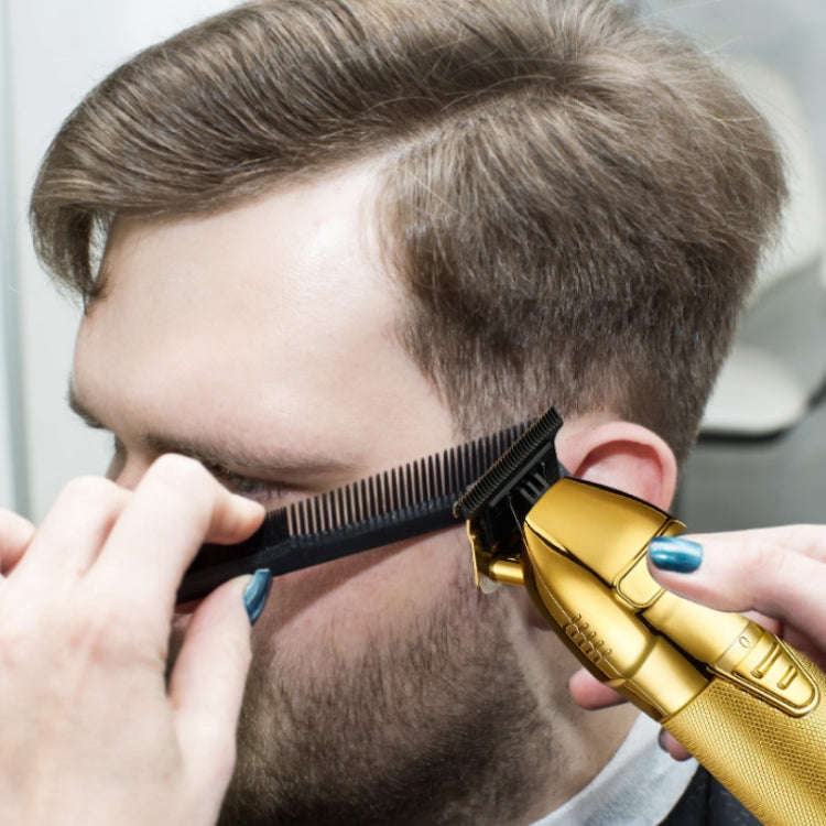 S9 USB Rechargeable Retro Electric Hair Clipper(Black)
