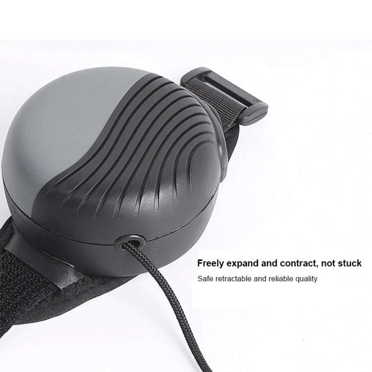 3m Automatic Retractable Wrist-style Pet Nylon Leash(Gray)