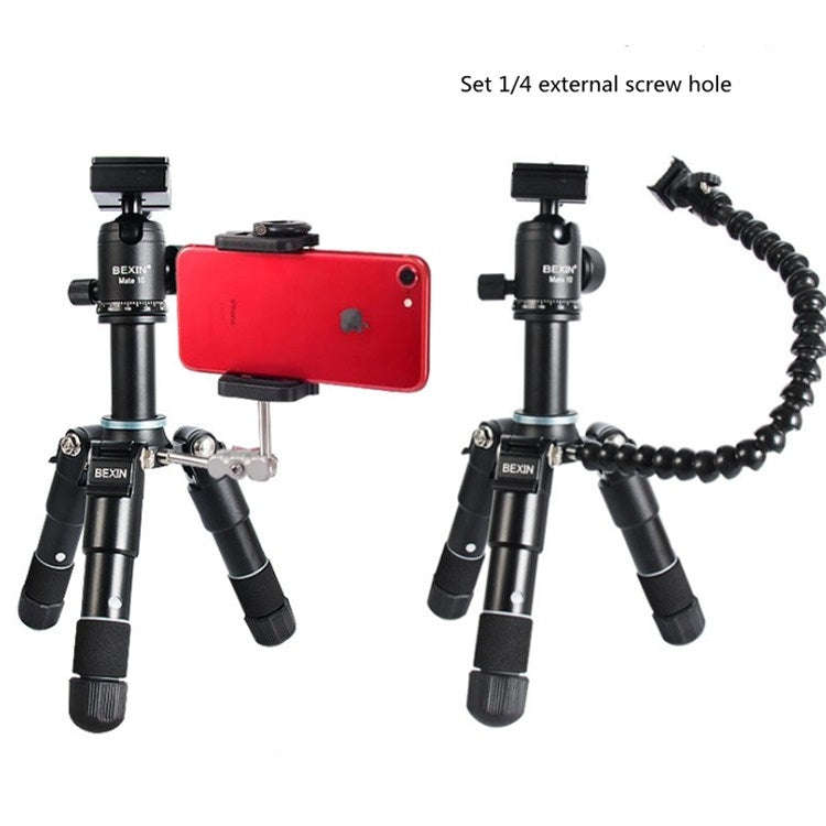 BEXIN Mate 10 Mobile Phone Camera Desktop Aluminum Alloy Tripod Mount Live Broadcast Selfie Stick...