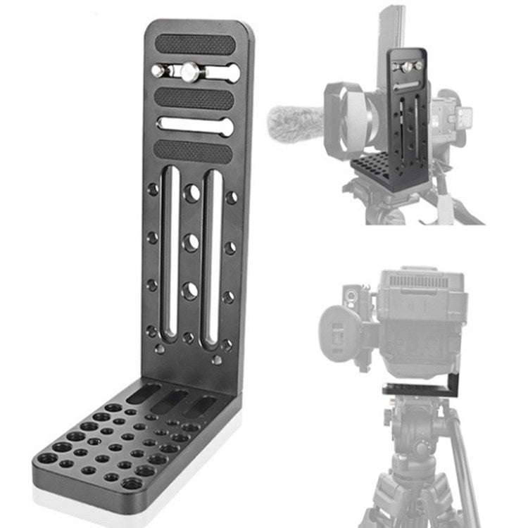 BEXIN L130C L-shaped Vertical Clapper Hydraulic Pan/tilt Tripod Quick Release Plate for DJI RONIN...