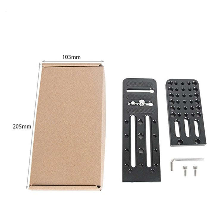 BEXIN L130C L-shaped Vertical Clapper Hydraulic Pan/tilt Tripod Quick Release Plate for DJI RONIN...