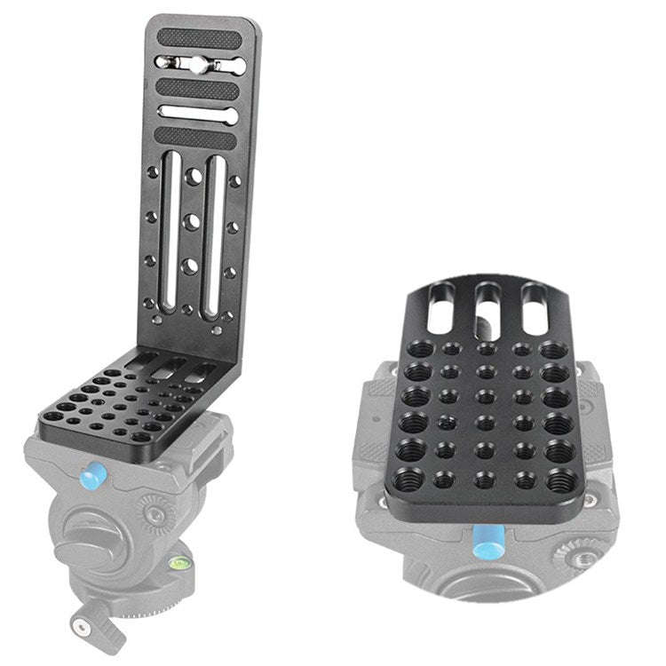 BEXIN L130C L-shaped Vertical Clapper Hydraulic Pan/tilt Tripod Quick Release Plate for DJI RONIN...