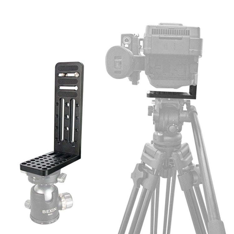 BEXIN L130C L-shaped Vertical Clapper Hydraulic Pan/tilt Tripod Quick Release Plate for DJI RONIN...