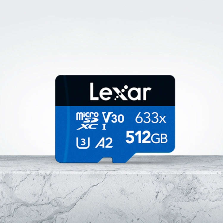 Lexar 633x 512GB High-speed Flash Memory Card Sports Camera Mobile Phone TF Car Driving Recorder ...