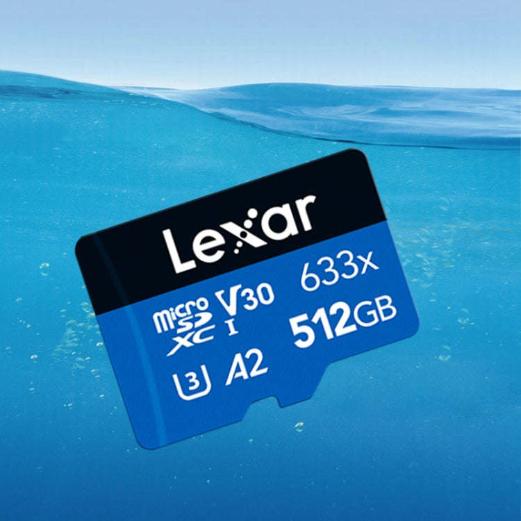 Lexar 633x 512GB High-speed Flash Memory Card Sports Camera Mobile Phone TF Car Driving Recorder ...