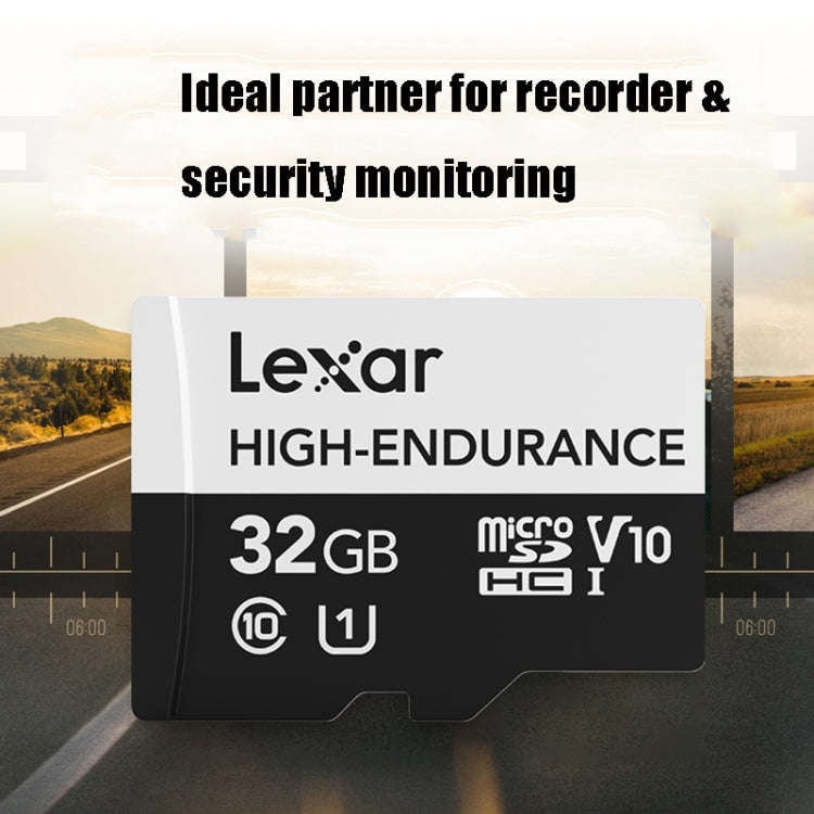 Lexar MicroSDHC 32GB High-endurance Driving Recorder Video Surveillance Camera TF Memory Card Vid...