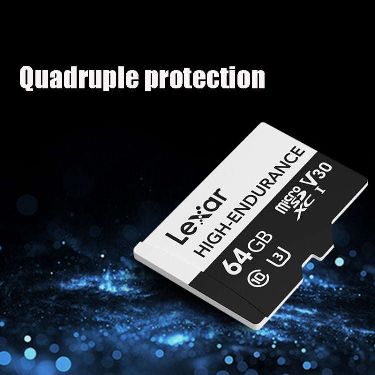 Lexar MicroSDHC 64GB High-endurance Memory Card Driving Recorder Security Monitoring TF Card Vide...