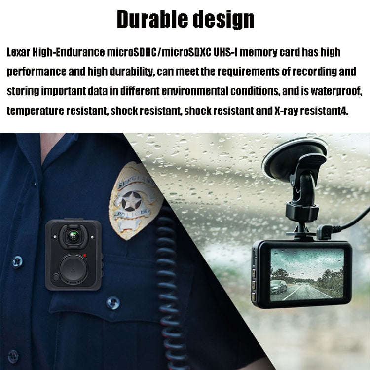 Lexar MicroSDHC 64GB High-endurance Memory Card Driving Recorder Security Monitoring TF Card Vide...