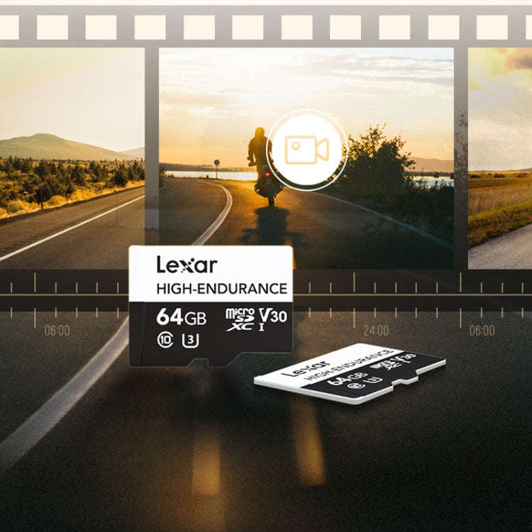 Lexar MicroSDHC 64GB High-endurance Memory Card Driving Recorder Security Monitoring TF Card Vide...