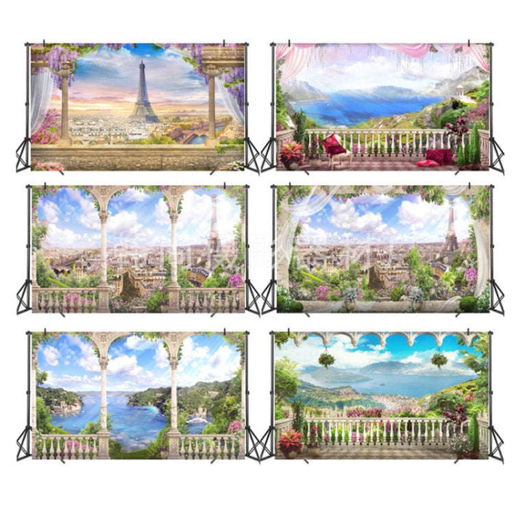 3m x 1.8m Scenery Seamless Party Photo Selfie Photography Background Cloth(KF07)