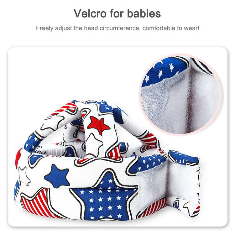 Baby Protective Cap Toddler Walking Helmet Child Fall Protection Headrest Cap(Blue Whale)