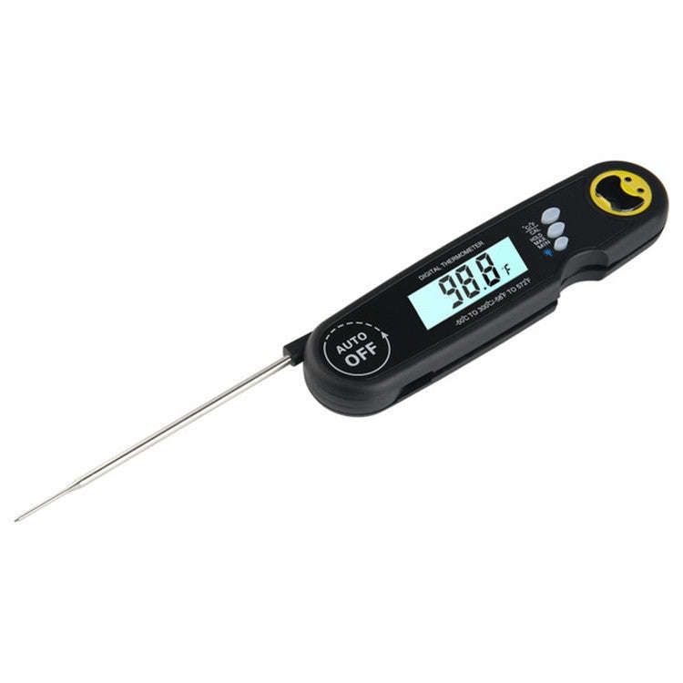 Foldable Probe Waterproof Food Thermometer Kitchen Barbecue Fast Temperature Measurement Digital ...